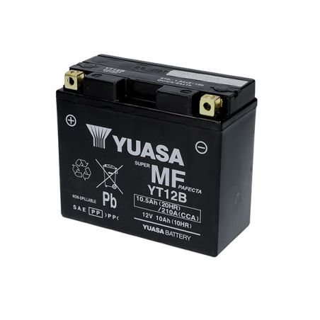 BATTERIA YUASA YT12B-BS(WC) YAMAHA FZ6 Fazer, Abs, S2 (RJ07/RJ14) 600 04/08