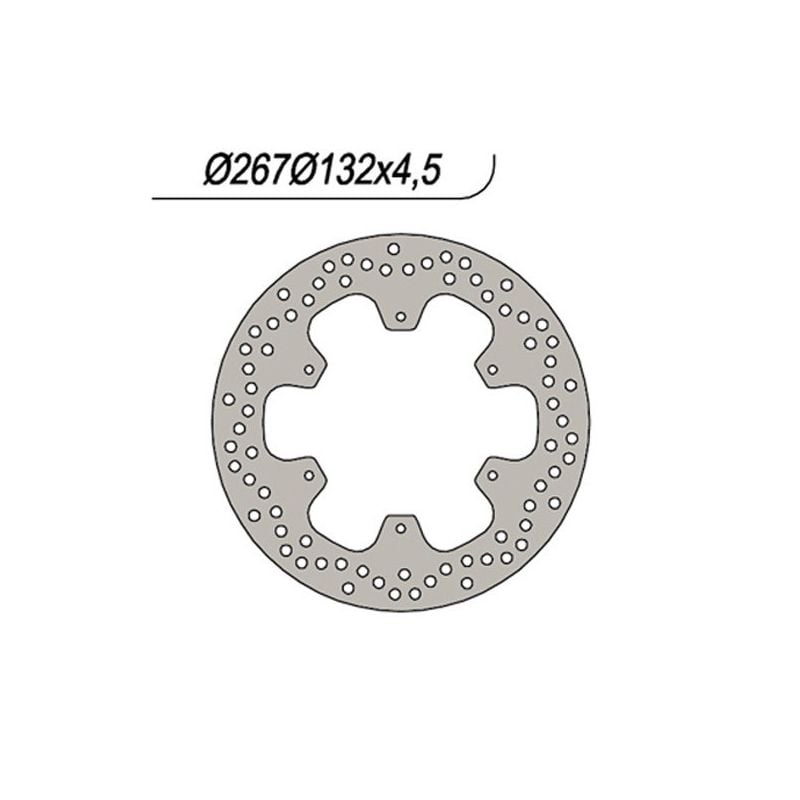 DISCO FRENO ANT. NG 054 YAMAHA XT (43F/47N) 600 84/86