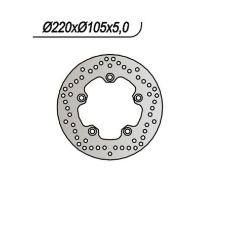 DISCO FRENO POST. NG 903 YAMAHA YZF R6 R (RJ11/RJ151/RJ152/RJ155/RJ156) 600 06/16