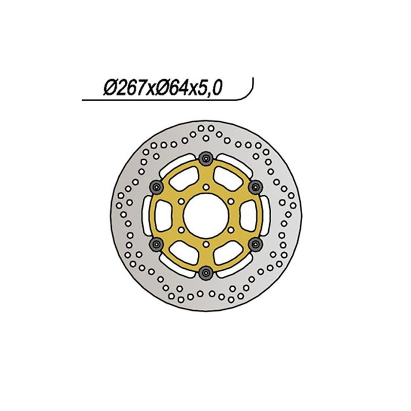DISCO FRENO ANT. NG 162 YAMAHA XJ / XJ F (31A/58L/4BB) 650 80/84