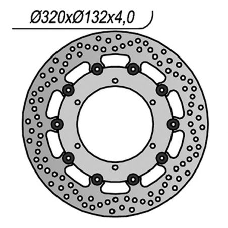 DISCO FRENO ANT. DX-SX NG 1226 YAMAHA XT X 660 04/15