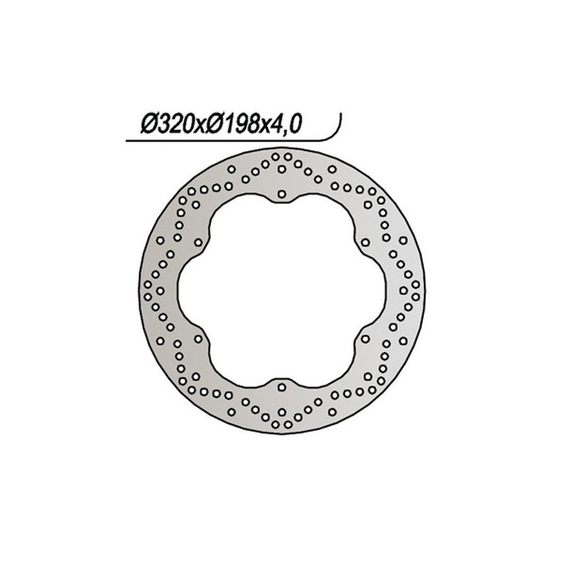 DISCO FRENO ANT. DX-SX NG 419 YAMAHA XJ S Diversion (4KM) 900 95/03