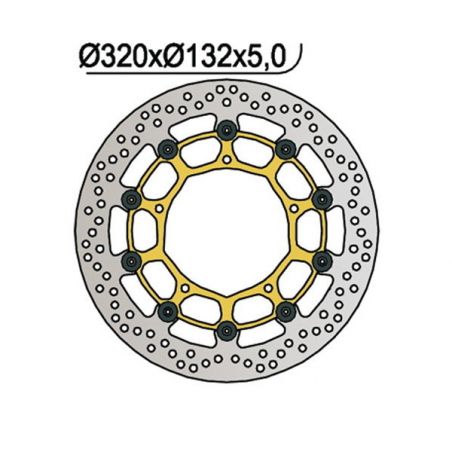 DISCO FRENO ANT. DX-SX NG 1058 YAMAHA FZ1-S Fazer / Fazer Abs 1000 06/15