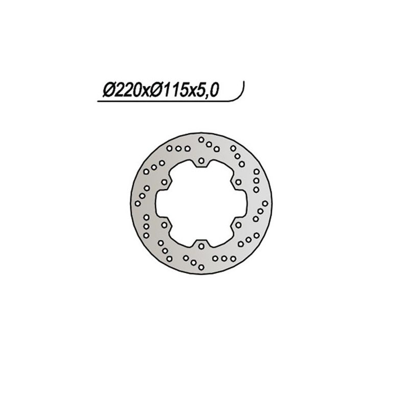 DISCO FRENO POST. NG 639 YAMAHA YZF R1 (RN091)(5PW) 1000 02/03