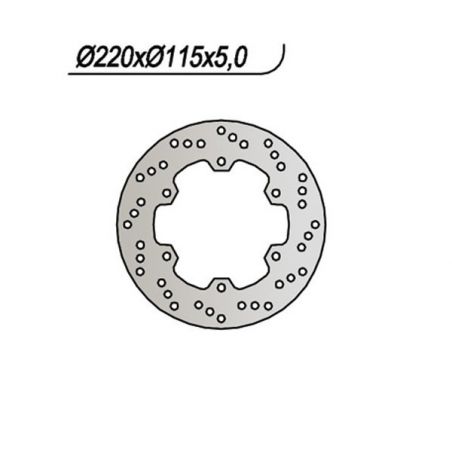 DISCO FRENO POST. NG 639 YAMAHA YZF R1 (RN091)(5PW) 1000 02/03
