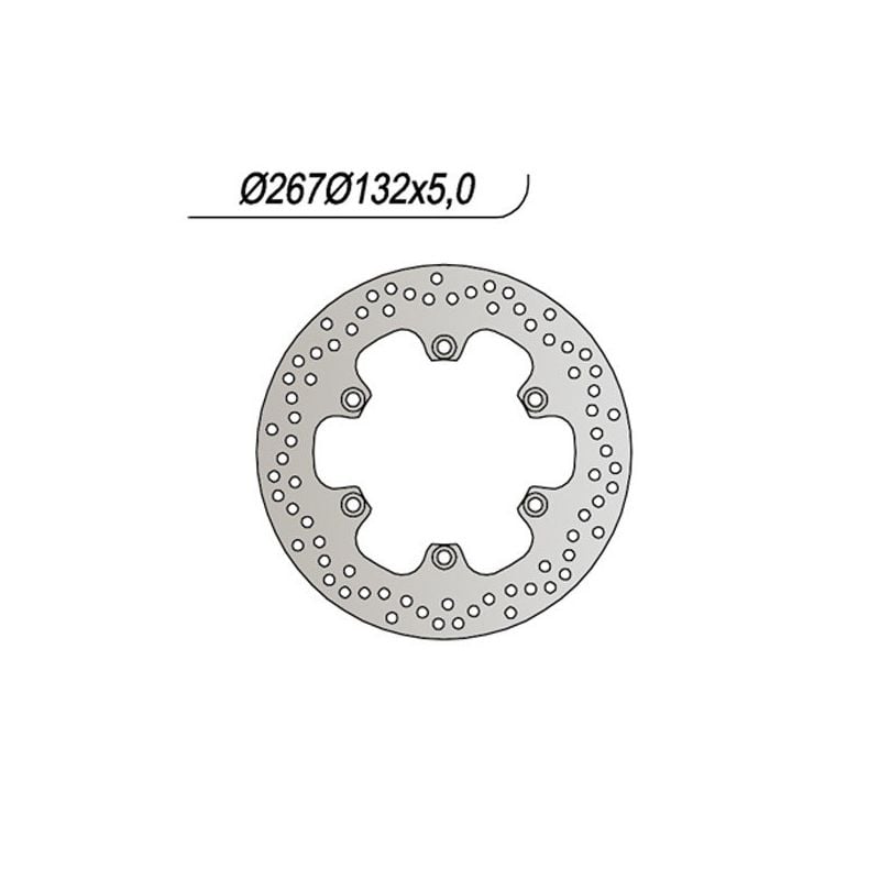 DISCO FRENO POST. NG 633 YAMAHA BT Bulldog 1100 02/07