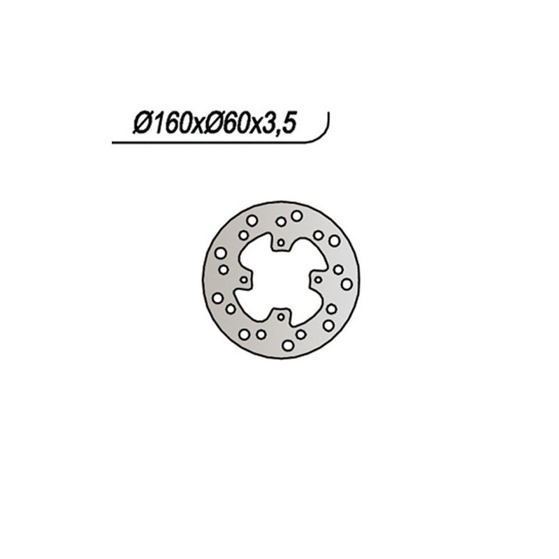 DISCO FRENO POST. NG 183 KYMCO Heroism 150 95/00