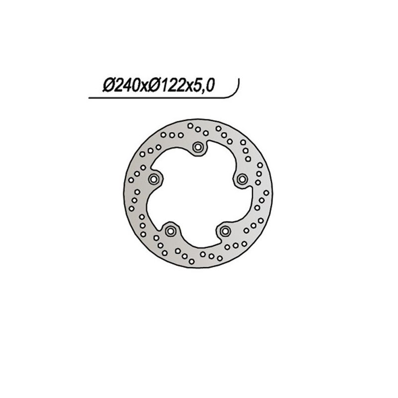DISCO FRENO POST. NG 1067 KYMCO Xciting I 400 12/15