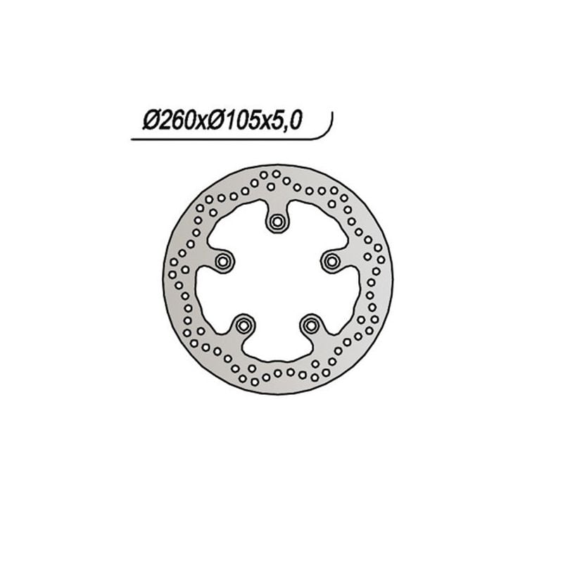 DISCO FRENO ANT. DX-SX NG 1066 KYMCO Xciting I 500 06/11