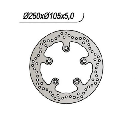 DISCO FRENO ANT. DX-SX NG 1066 KYMCO Xciting I R 500 07/14
