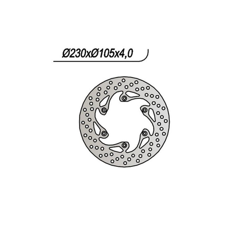 DISCO FRENO ANT. NG 1100 MALAGUTI Ciak Master 4T 50 05/09