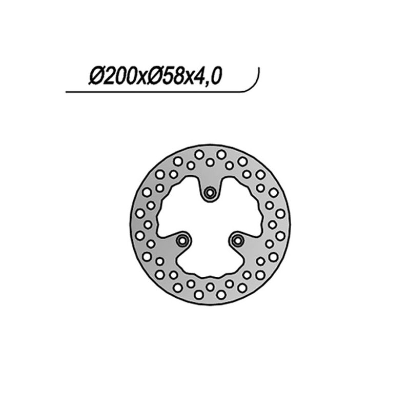 DISCO FRENO POST. NG 339 MALAGUTI F18 Warrior 150 00/02