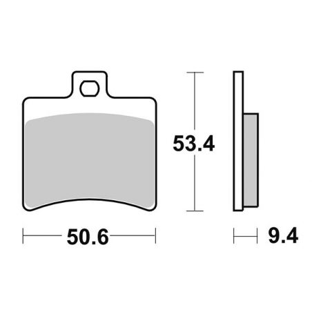 PASTIGLIA FRENO POST. SBS 152HM MALAGUTI Password / Password E3 250 05/08