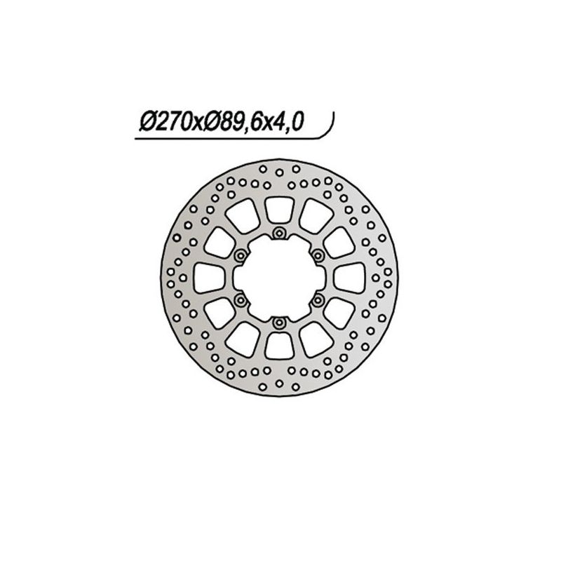 DISCO FRENO ANT. NG 686 MALAGUTI Spidermax GT 500 04/07