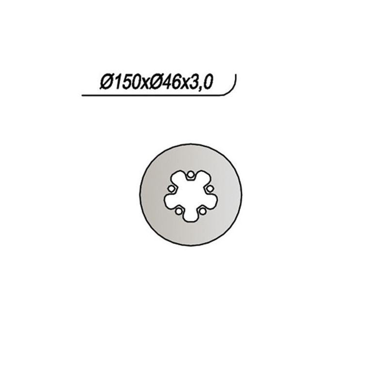 DISCO FRENO POST. NG 261 MONTESA HONDA Cota 315 R 250 97/00