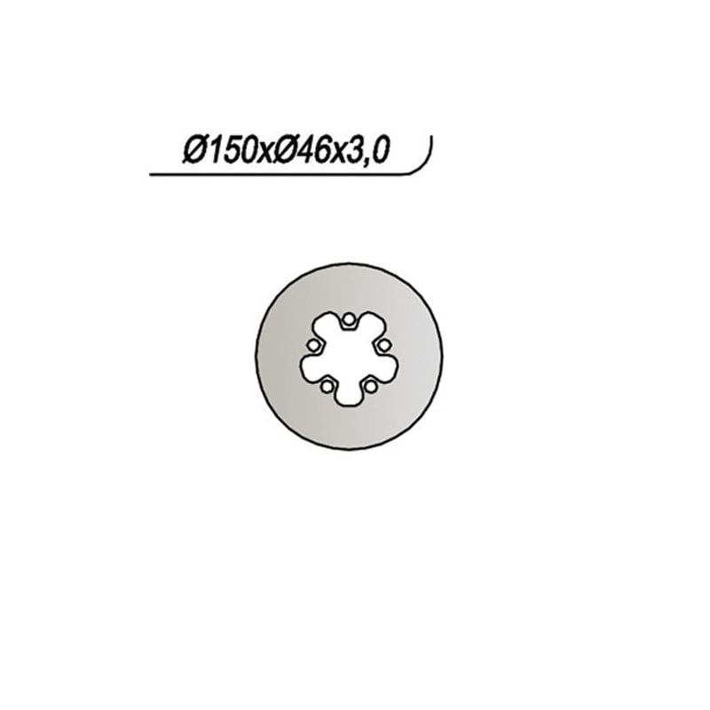 DISCO FRENO POST. NG 261 MONTESA HONDA Cota 315 R 250 97/00