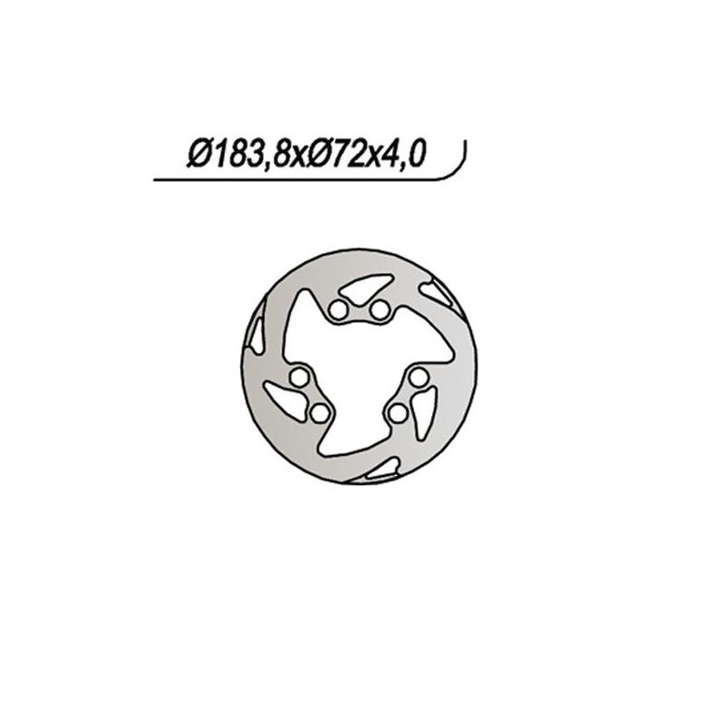 DISCO FRENO ANT. NG 355 MONTESA HONDA Cota 315 R 250 00/03
