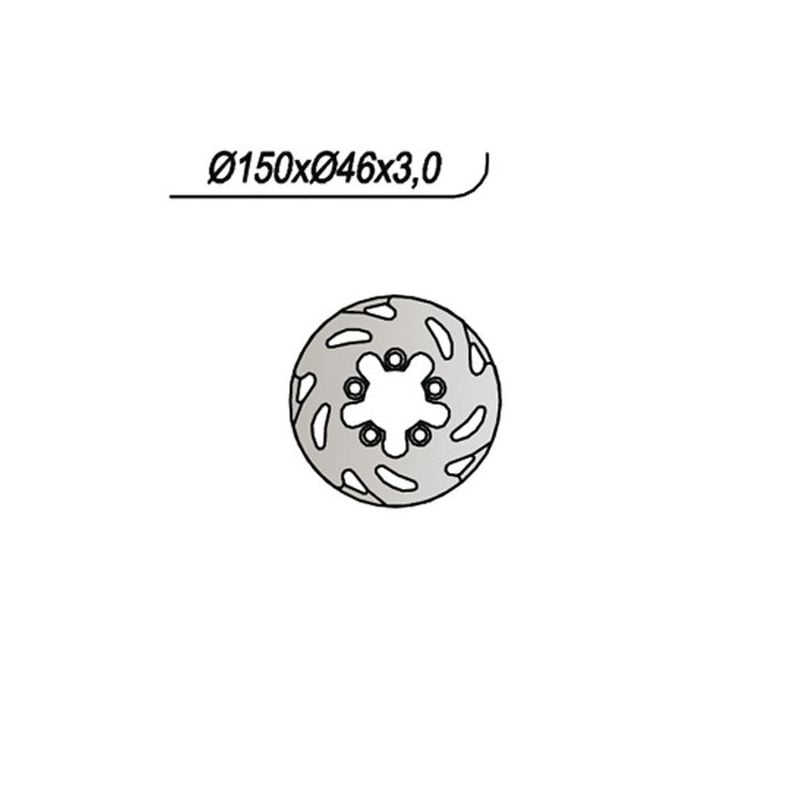DISCO FRENO POST. NG 356 MONTESA HONDA Cota 315 R 250 00/03