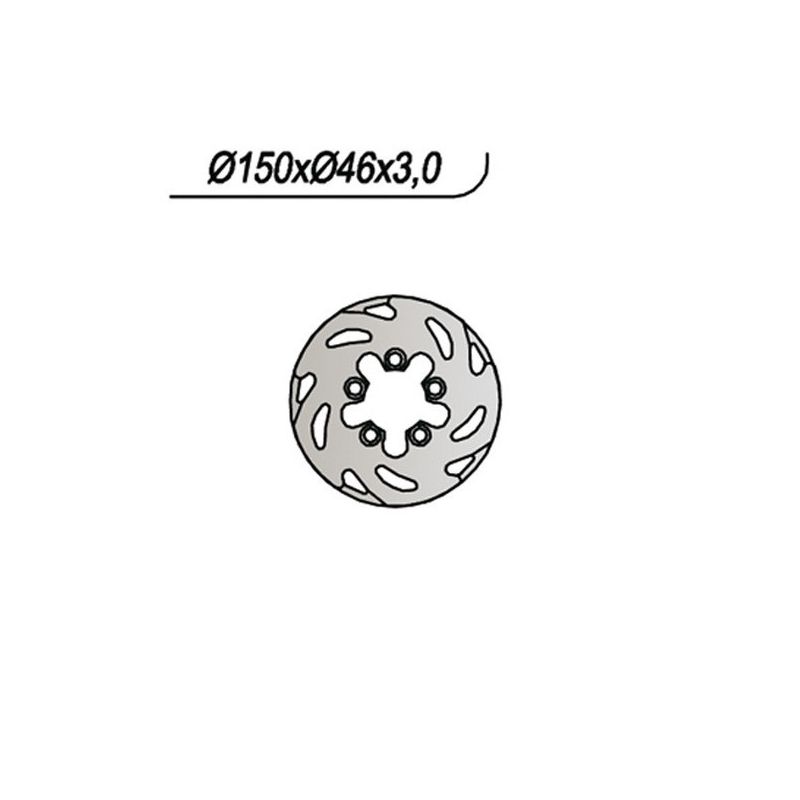 DISCO FRENO POST. NG 356 MONTESA HONDA Cota 315 R 250 00/03