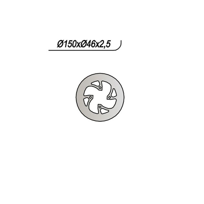 DISCO FRENO POST. NG 607 MONTESA HONDA Cota 315 R 250 04/04