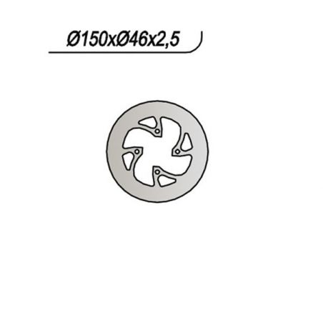 DISCO FRENO POST. NG 607 MONTESA HONDA Cota 315 R 250 04/04