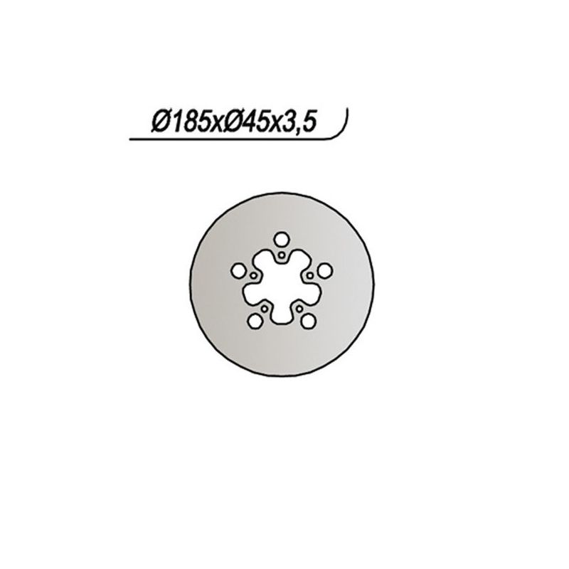 DISCO FRENO POST. NG 061 MONTESA HONDA Cota Evasión 250 95/96