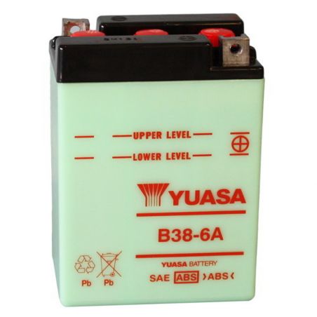 BATTERIA YUASA B38-6A MOTO GUZZI Motocarro Ercolino 200 55/64