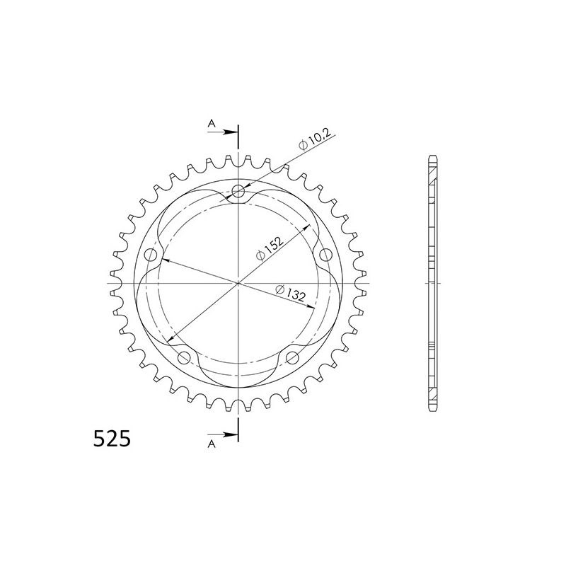 CORONA S AC P525-D43 SUPERSPROX  MV AGUSTA F3 RC 675 16/17