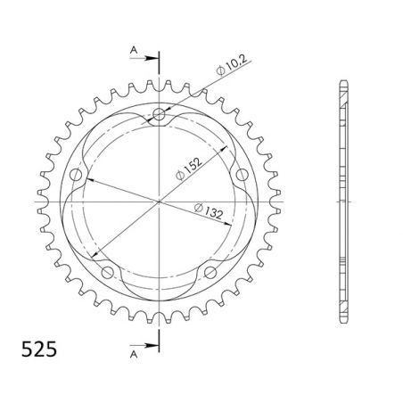 CORONA S AC P525-D40 SUPERSPROX  MV AGUSTA F4 RR 312R (F511DA/DB) 1078 08/09