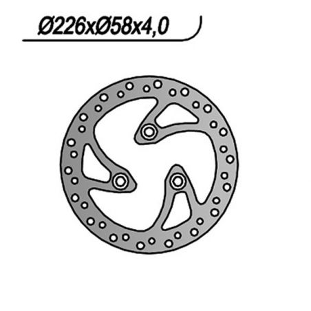 DISCO FRENO ANT. NG 306 PEUGEOT Elystar TDSI 50 02/03