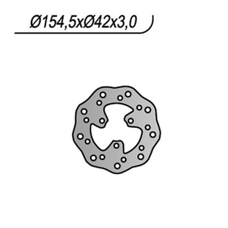 DISCO FRENO ANT. NG 1188X PEUGEOT Ludix 10 Snake / Snake2 50 04/07