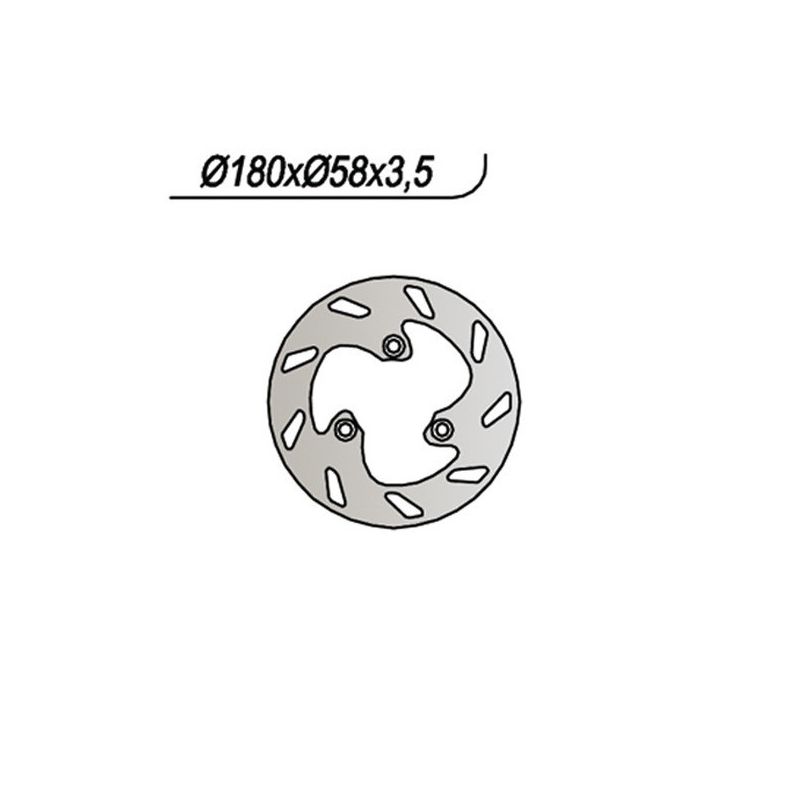 DISCO FRENO ANT. NG 176 PEUGEOT Speedfight AIR CAT S/Antifurto 50 99/04