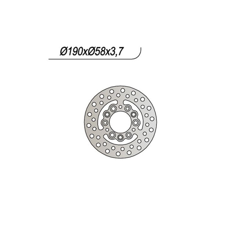 DISCO FRENO ANT. NG 1022 PEUGEOT Trekker Road R12 C/Antifurto 50 98/03