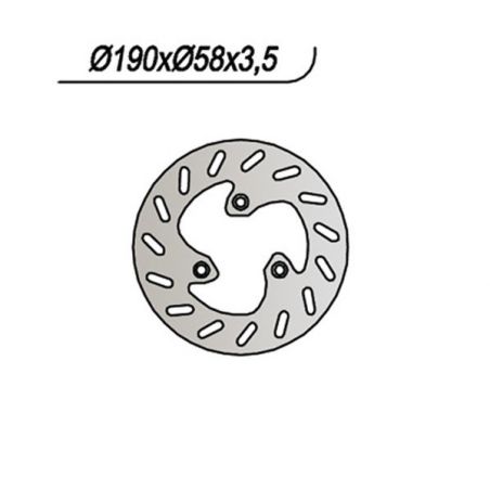 DISCO FRENO POST. NG 007 PEUGEOT Vivacity 100 99/05