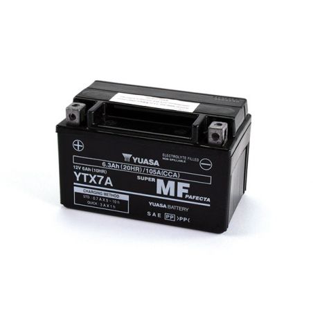 BATTERIA YUASA YTX7A-BS(WC) PEUGEOT Django Allure/Evasion/Herit./Sport 125 14/17