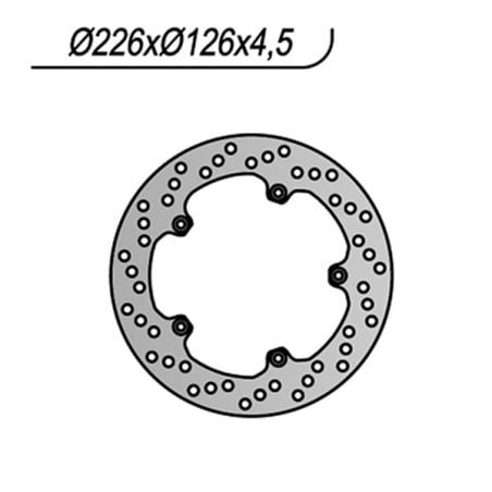 DISCO FRENO POST. NG 1177 PEUGEOT Geopolis Executive/Premium/E 4T 125 06/08