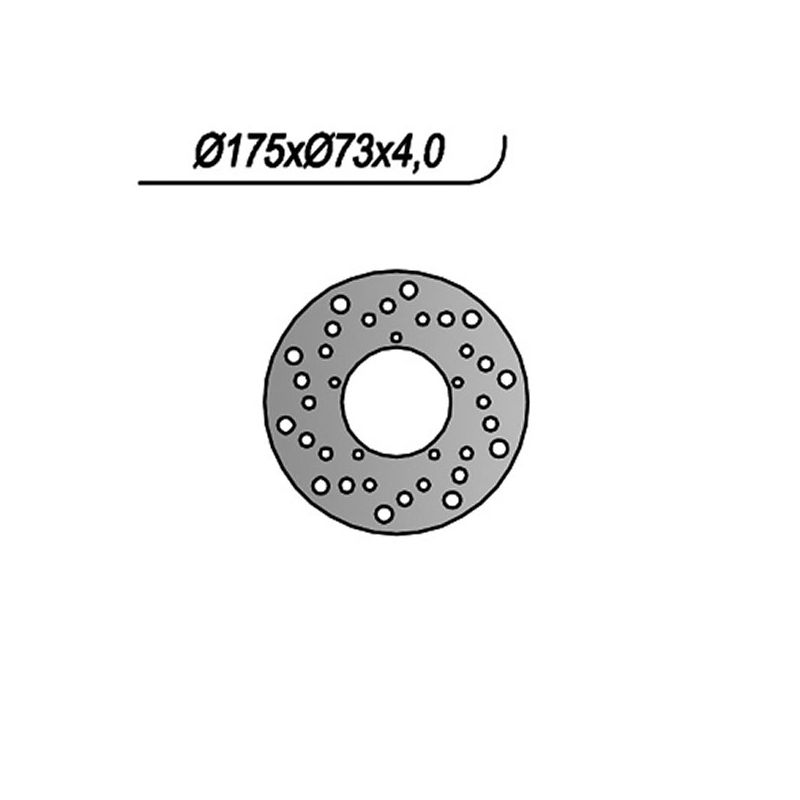 DISCO FRENO POST. NG 233 PIAGGIO NRG MC3 DD LC 50 01/02