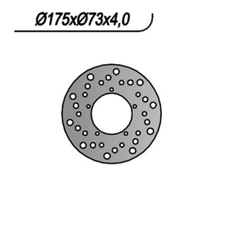 DISCO FRENO POST. NG 233 PIAGGIO NRG Power Purejet (C45200) 50 04/12