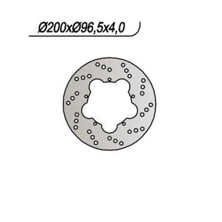 DISCO FRENO ANT. NG 610 PIAGGIO Vespa LX 4T 4V Touring (C38700) 50 10/13