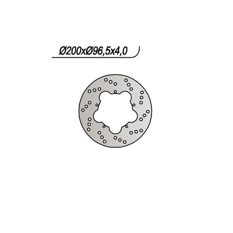 DISCO FRENO ANT. NG 610 PIAGGIO Vespa Sprint 2T (C53201) 50 14/15