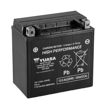 BATTERIA YUASA YTX14H-BS(WC) PIAGGIO X8 Premium E2/E3 (M36301/M36600) 125 06/09
