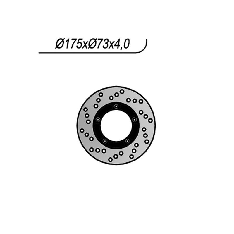 DISCO FRENO ANT. NG 1237 PIAGGIO Hexagon 150 94/97