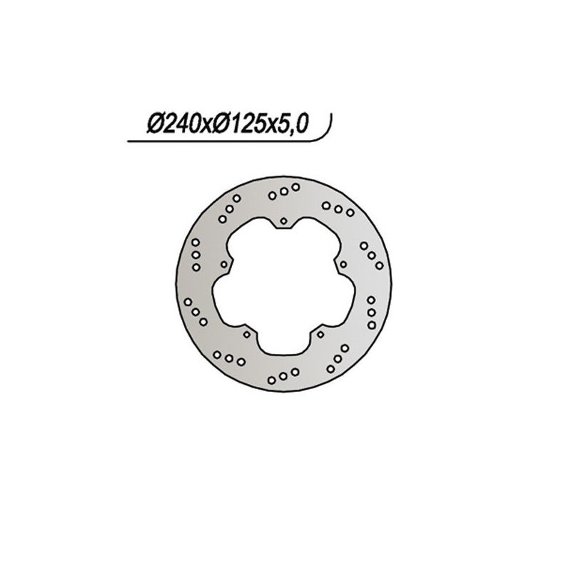 DISCO FRENO POST. NG 638 PIAGGIO X9 Evolution 200 03/03