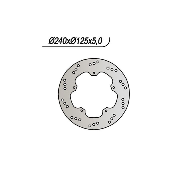 DISCO FRENO POST. NG 638 PIAGGIO Beverly / Beverly E3 (M34100/34200) 500 02/08