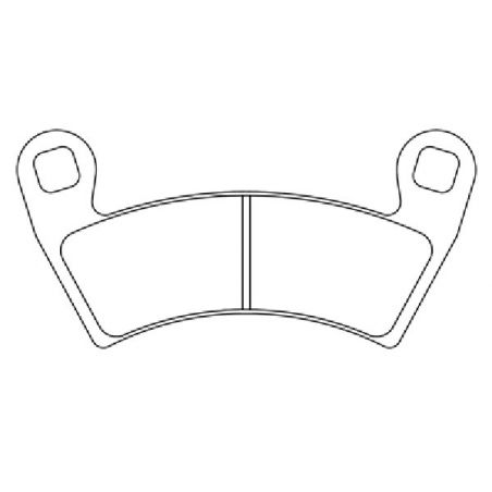 PASTIGLIA FRENO POST. CL BRAKES 1229ATV1 POLARIS MV Diesel Crew 0 13/13