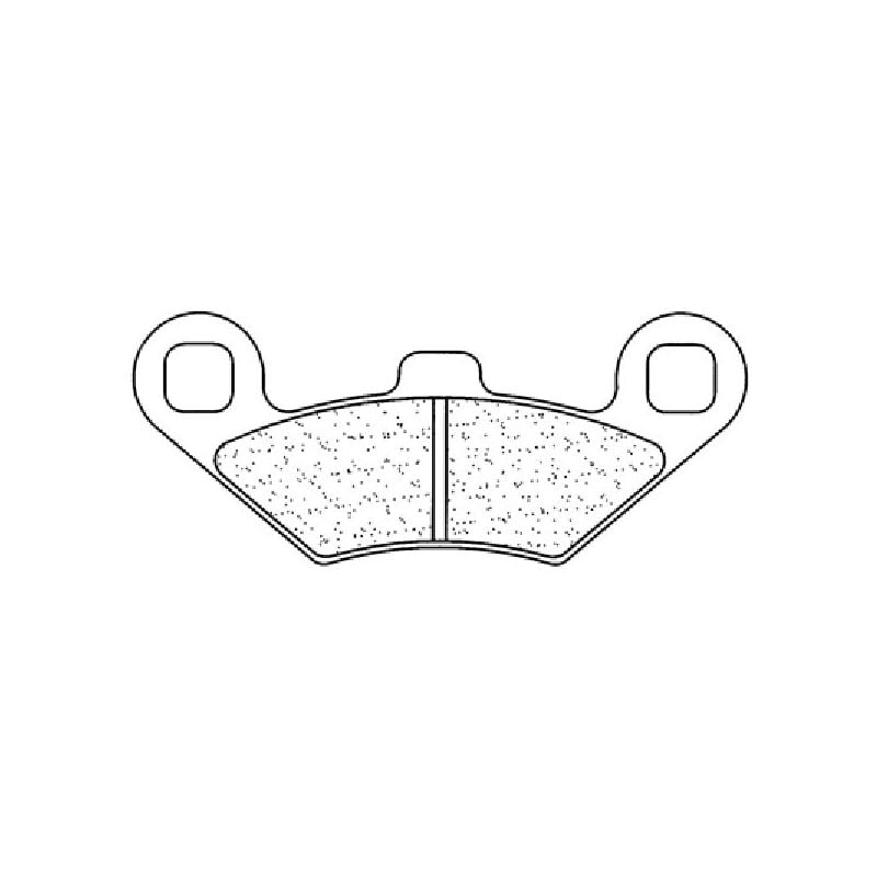 PASTIGLIA FRENO ANT. DX-SX CL BRAKES 2927ATV1 POLARIS Trail Blazer 330 08/10