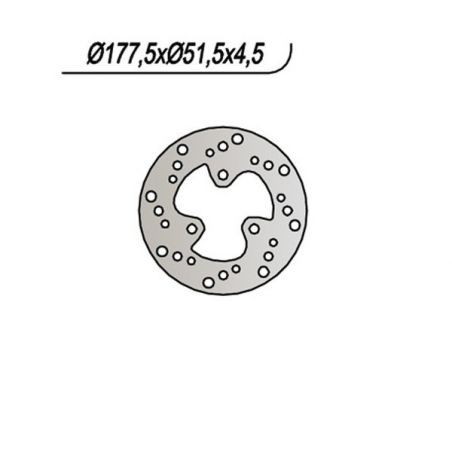 DISCO FRENO POST. NG 493 POLARIS Scrambler L 4X4 400 96/01