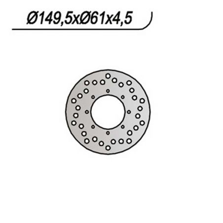 DISCO FRENO POST. NG 047 POLARIS Sportsman 400 01/02