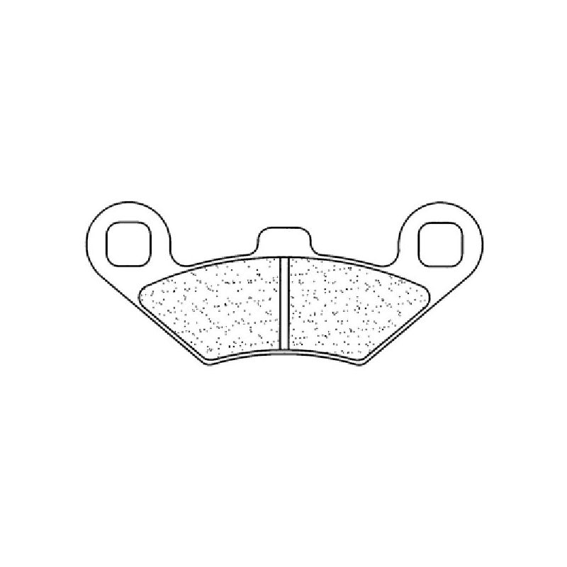 PASTIGLIA FRENO ANT. DX-SX CL BRAKES 2927ATV1 POLARIS Scrambler 4X4 500 08/10