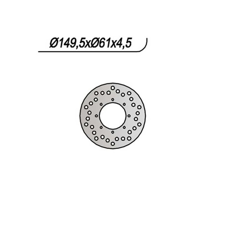 DISCO FRENO POST. NG 047 POLARIS Sportsman 2X4 500 01/02
